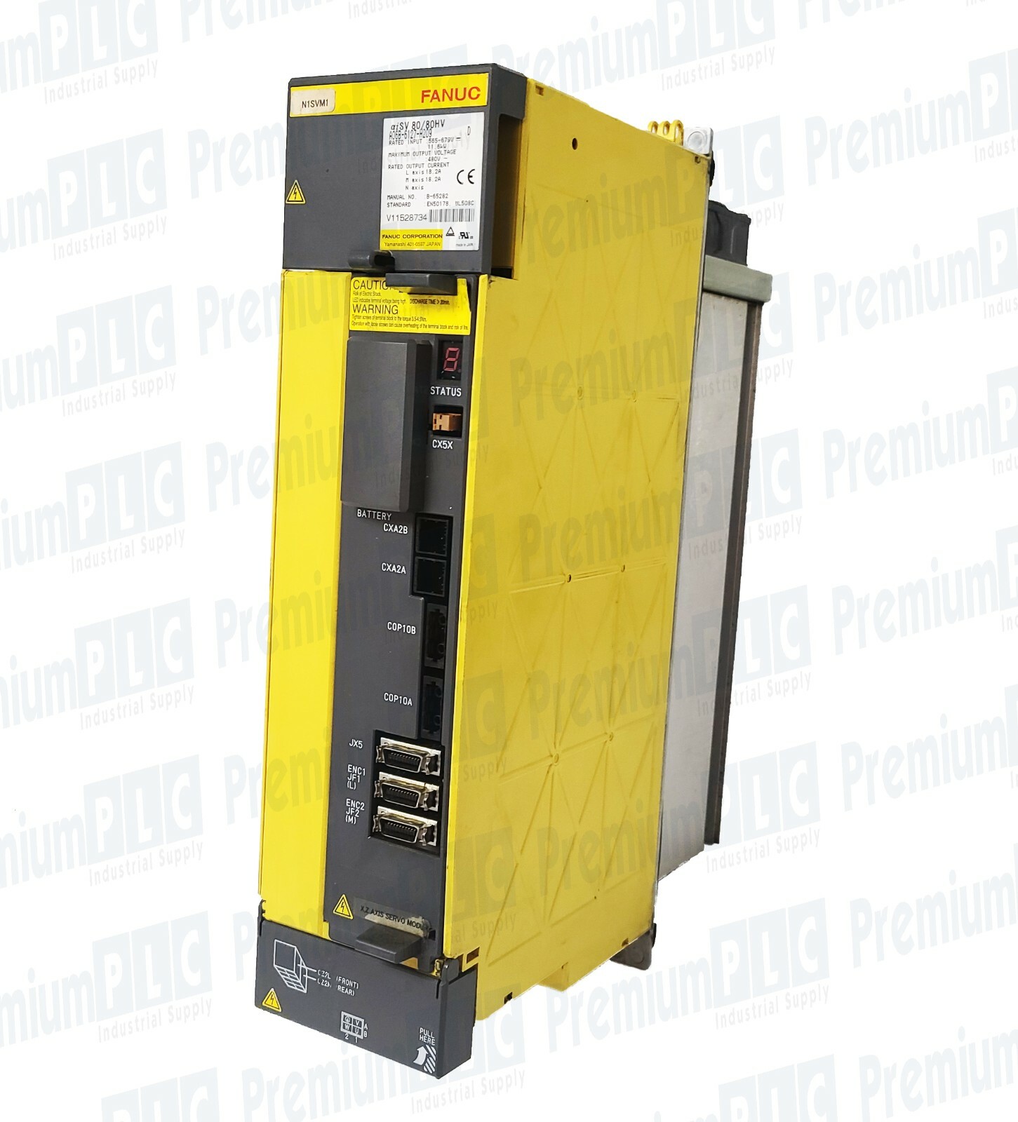 Used FANUC A06B-6127-H209 DUAL AXIS SERVO AMPLIFIER, aiSV 80/80HV A06B6127H209