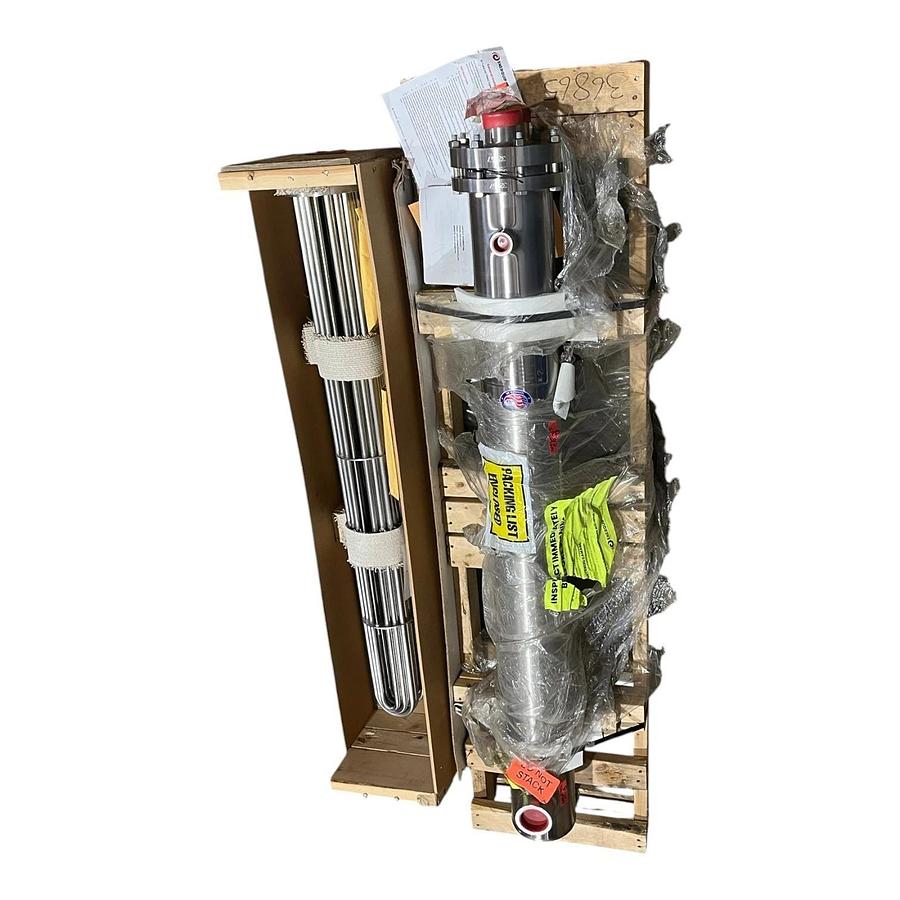 Enerquip 6x54 BEU 304L 2P Sanitary Stainless Steel Heat Exchanger Assembly