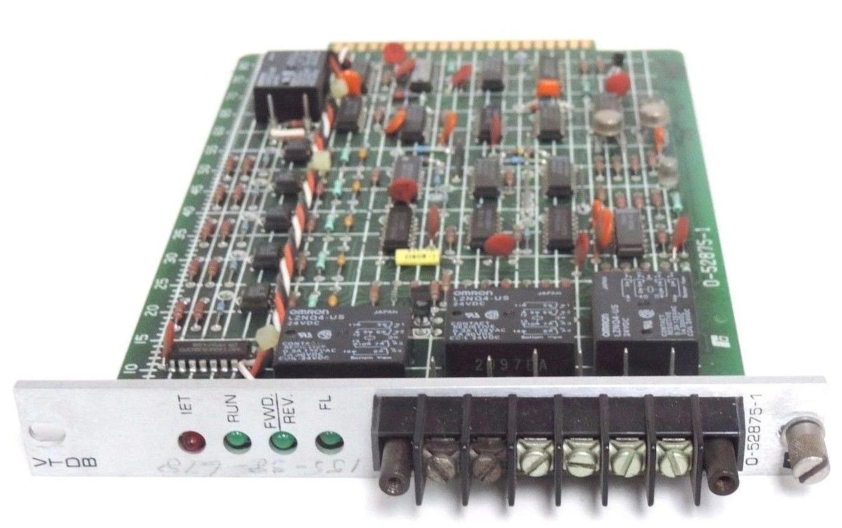 Used RELIANCE ELECTRIC 0-52875-1 PC BOARD V/T DIGITAL BOARD VTDB