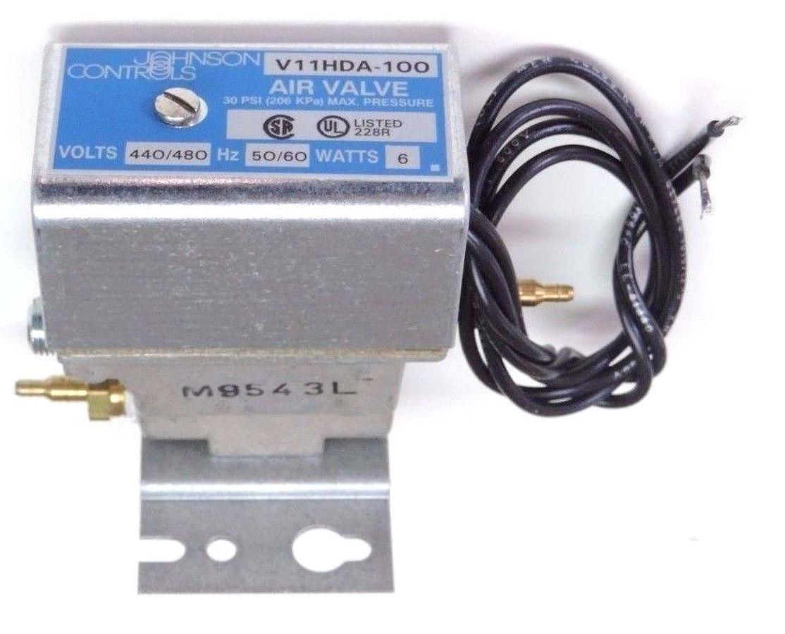 NIB JOHNSON CONTROLS V11HDA-100 SOLENOID AIR VALVE 440-480V, 50/60HZ, 1/8" NPT
