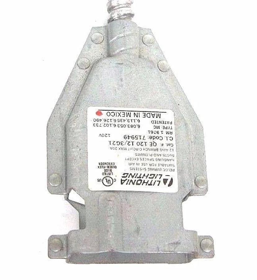 Used LITHONIA LIGHTING QE 120 12/3G21 QUICK FLEX EXTENDER, QE12012/3G21