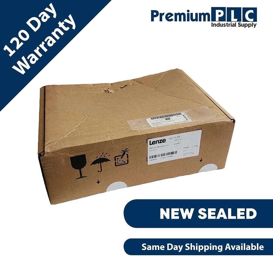 Used NEW SEALED LENZE EL108 / EL 108 8" TOUCHSCREEN DISPLAY HMI W/ WINDOWS CE 3253-11