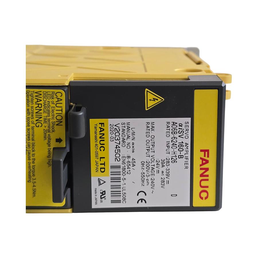 Used FANUC A06B-6240-H126 /D aiSV 160-B SERVO AMPLIFIER DRIVE A06B6240H126 NSMP