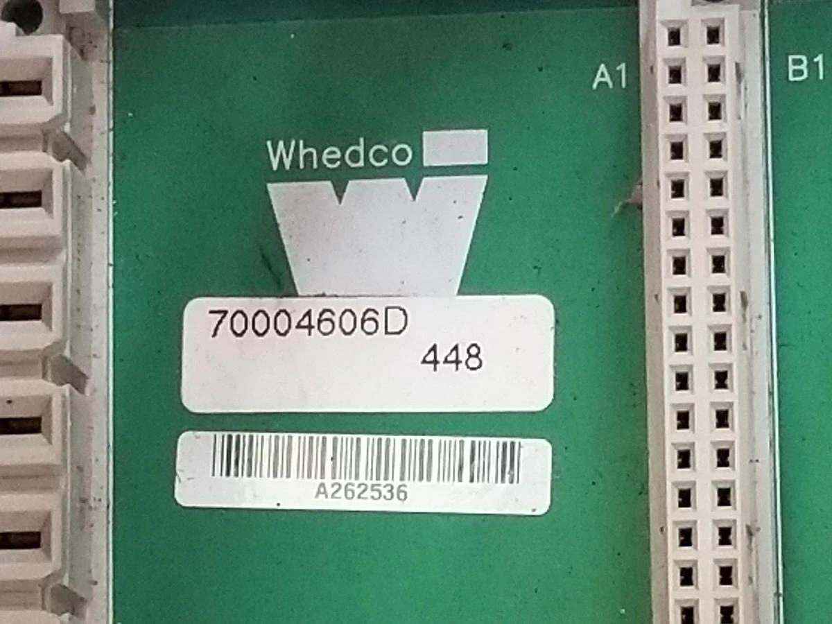 Used GE FANUC 78004653A SERVO SYSTEM RACK W/ WHEDCO 70004606D BACKPLANE BOARD