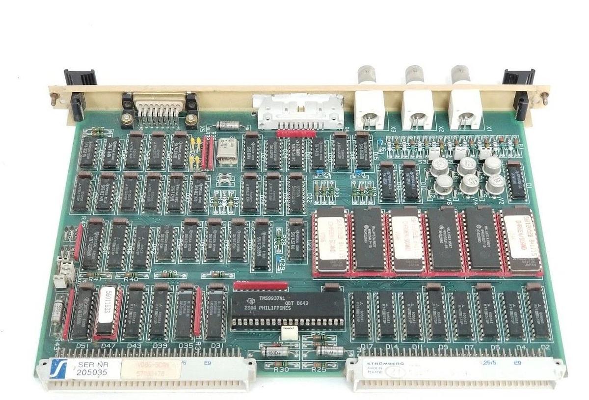 Used ABB / STROMBERG VD86-SCAN VIDEO CONTROL BOARD 57088478 5760963-0B 572879777