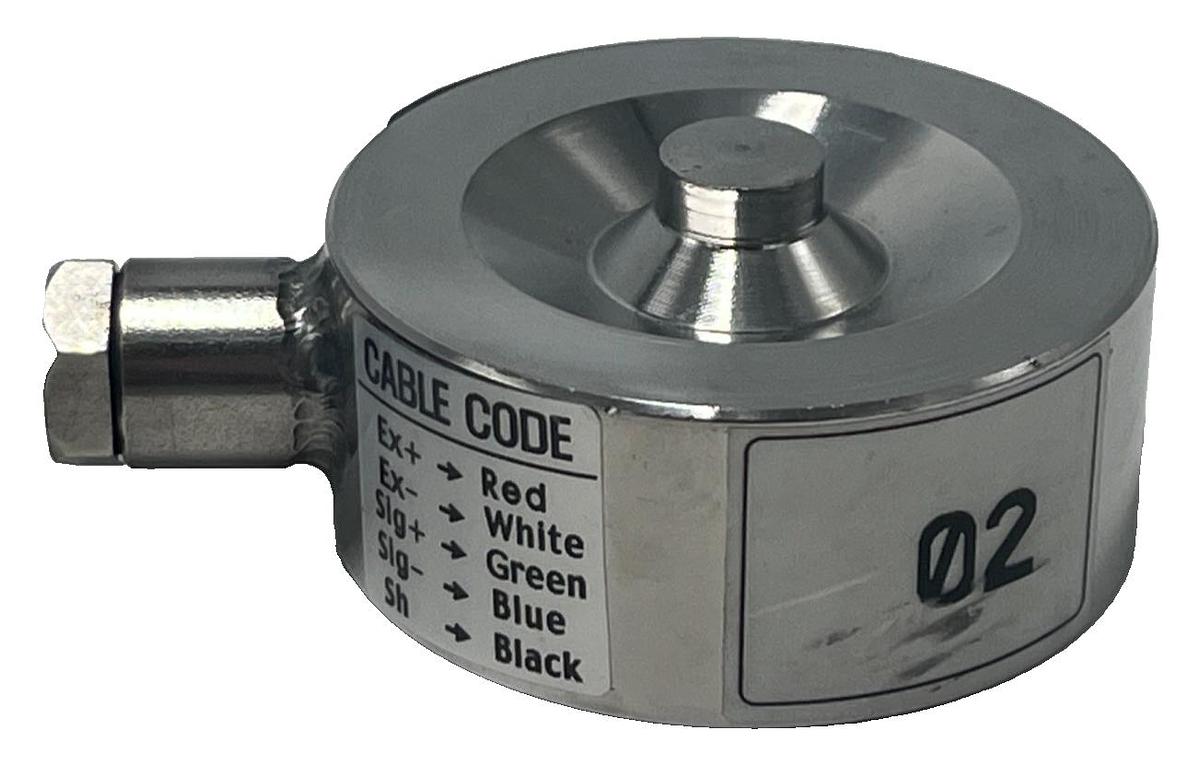 Used G TECH GI-520 Digital Weighing Indicator w/ CBDS-1T 1-Ton 2000lb Load Cell Kit