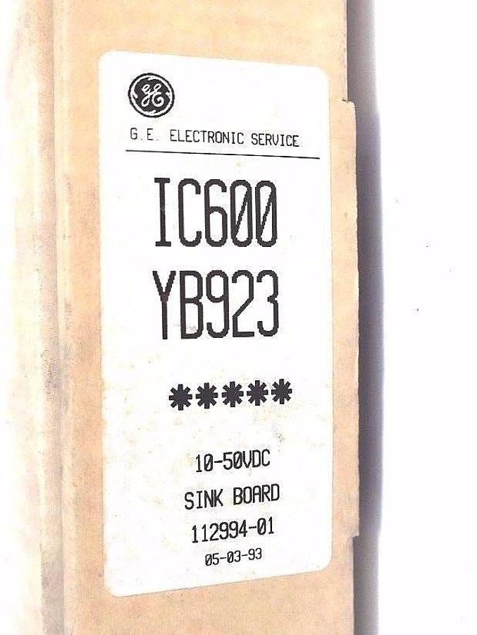 Used REPAIRED GE FANUC IC600YB923A 10-50VDC SINK W/LIGHTS 44A717568-G01, HL0M1