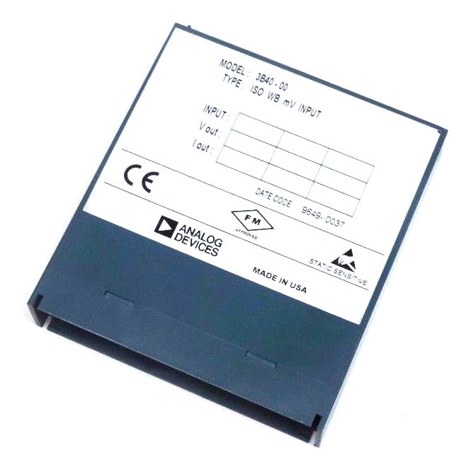 Used ANALOG DEVICES 3B40-00 ISOLATED WIDEBAND MV INPUT MODULE 3B4000