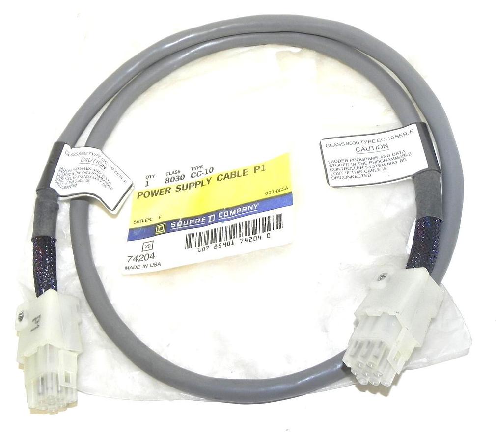 NEW SQUARE D 8030-CC-10 POWER SUPPLY CABLE P1, 8030CC10, SER. F