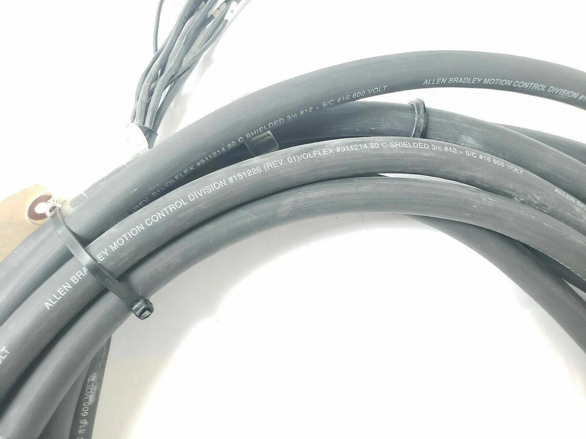 Used ALLEN BRADLEY 1326-CPABT-50 POWER CABLE 148760 151226 1326CPABT50, 32FT