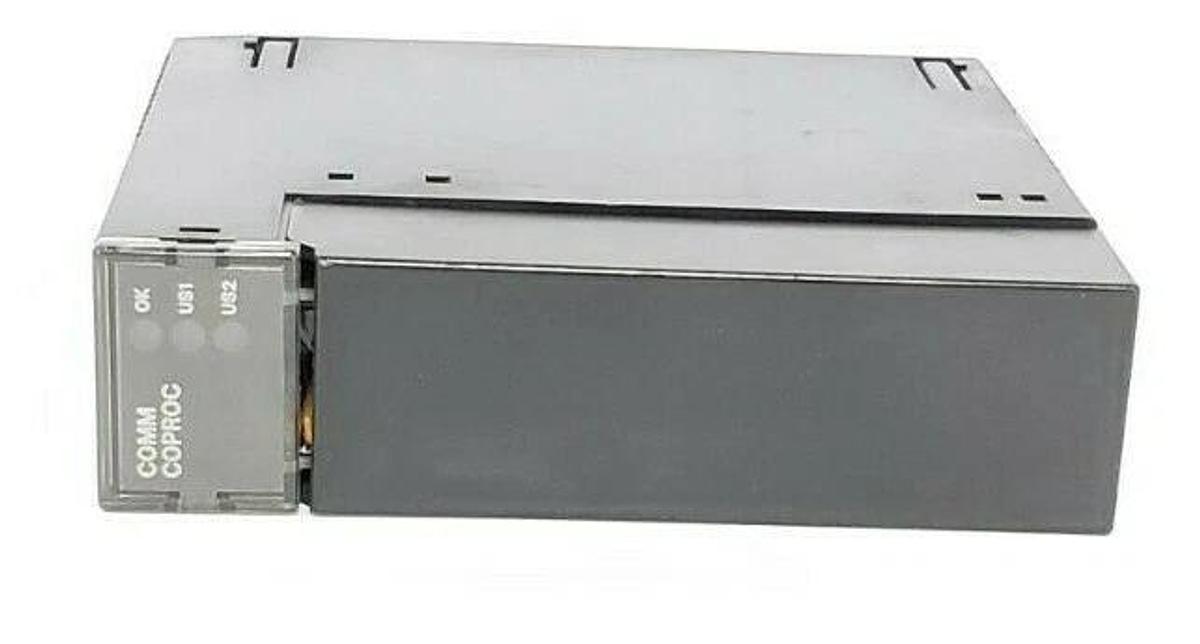 Used GE FANUC IC693CMM311G COMMUNICATIONS CONTROL MODULE (DAMAGED COVER)