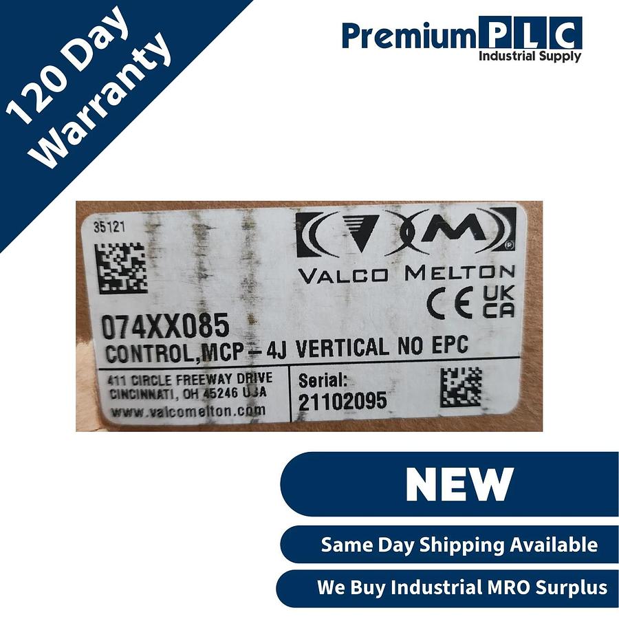 NEW VALCO MELTON MCP-4J HOT MELT PATTERN CONTROL 4-CH W/JAM DETECTION 074XX085