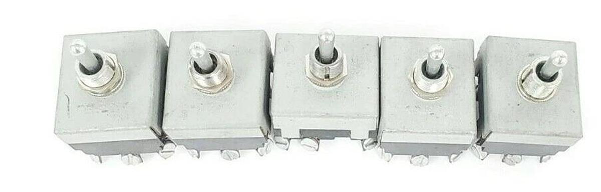 Used LOT OF 5 MCGILL 0140-3023 TOGGLE SWITCHES 01403023