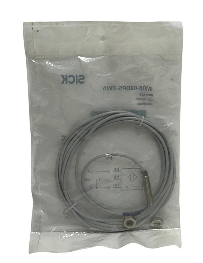 Used SICK IM08-02BPS-ZWA / 6027375 INDUCTIVE PROXIMITY SENSOR 10-30VDC 200mA NSFS