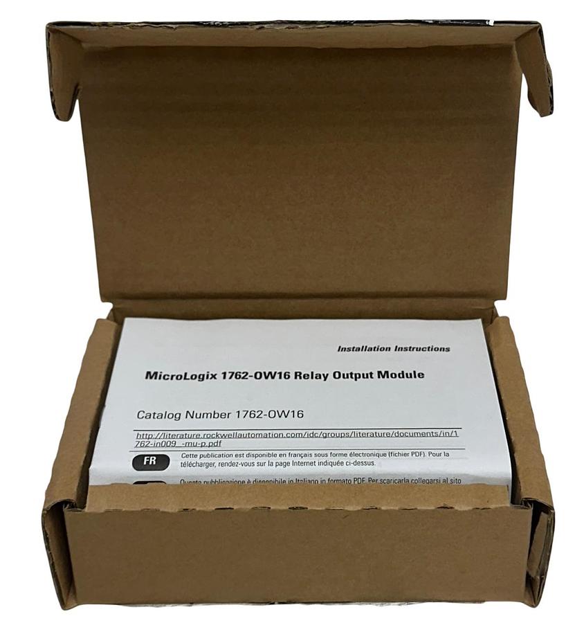 Used ALLEN BRADLEY 1762-OW16 /B MicroLogix 16-PT RELAY OUTPUT MODULE VAC/DC NSMP