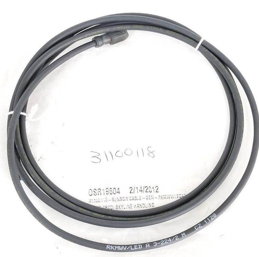 NEW LUMBERG RKMWV/LED A 3-224/2 M CZ 1128 CONNECTOR CABLE 31100118, RKMWV/LEDA3