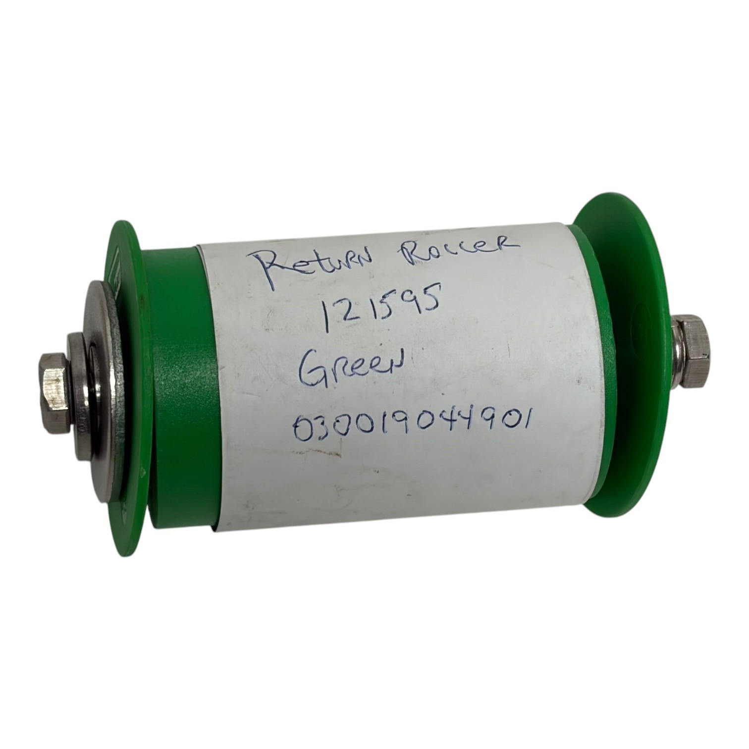 Used Lot of 4 System Plast Green Conveyor Return Roller 121595 030019044901 - NEW