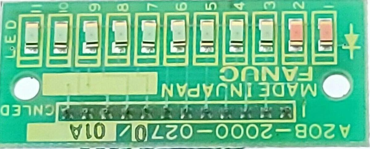 Used FANUC A20B-2100-0300/02A PENDANT BOARD A20B-2100-0300 W/ A20C-200-0270/01A