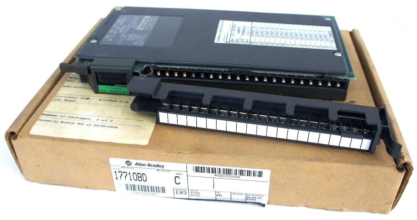 Used ALLEN BRADLEY 1771-OBD OUTPUT MODULE 10-60VDC P/N 966215-01 1771OBD