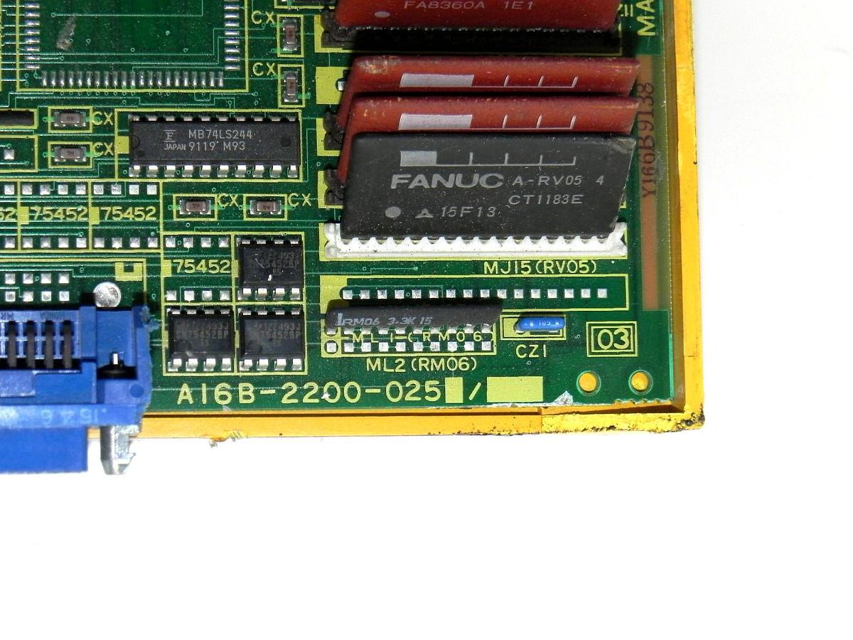Used FANUC A16B-2200-0252/06C 2-AXIS CONTROL BOARD A16B-2200-0252
