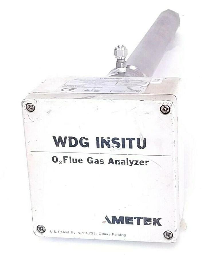 Used AMETEK WDG INSITU O2 FLUE GAS ANALYZER 90-130VAC 47-63HZ 150 VA MAX.