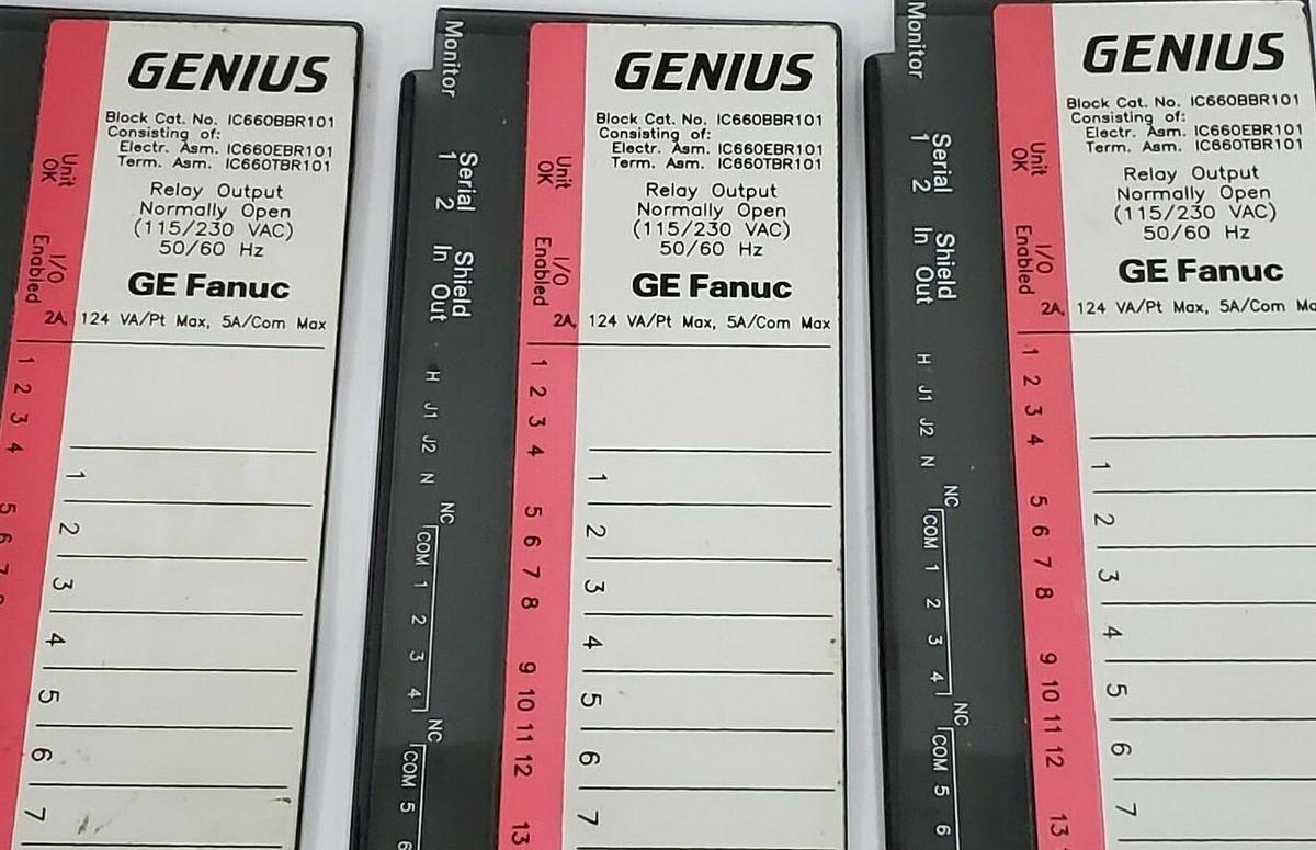 Used LOT OF 3 NEW GE FANUC 44B716274-001R01 DOORS/COVERS 44B716274001R01