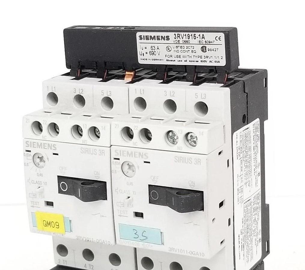 Used SIEMENS 3ZX1012-0RV01-1AA1, 3ZX1012-0RH11-1AA1, 3ZT-1916-1DG00, 3RV1915-1A