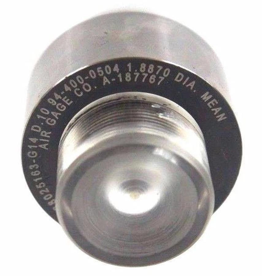 NEW AIR GAGE 68025163-G14 D.10 94-400-0504 1.8870 DIA. MEAN