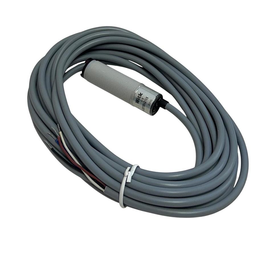 Used WICK ELECTRONIC PPM18-D015N-D1V5 / 202112 PHOTOELECTRIC SENSOR 10-30VDC M18 NSMP