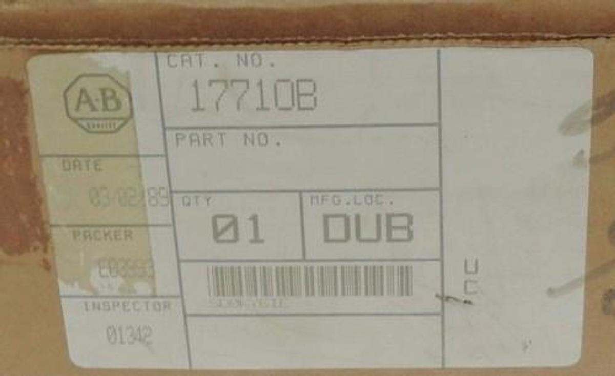 Used NIB ALLEN BRADLEY 1771-OB DC OUTPUT MODULE SER B 12-24V W/ WIRING HARNESS 1771OB