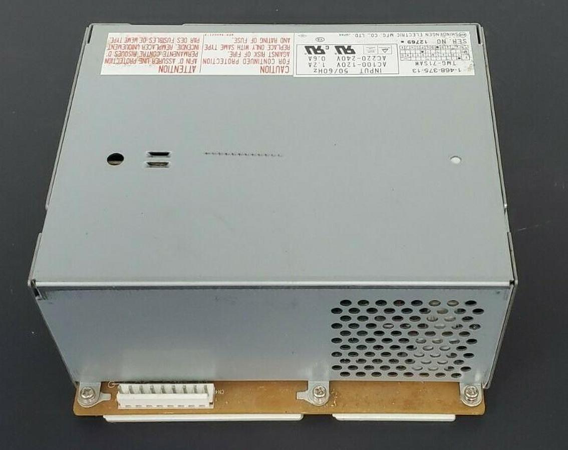 Used SHINDENGEN ELECTRIC TMG-71SAW POWER SUPPLY TMG71SAW, 1-468-375-13