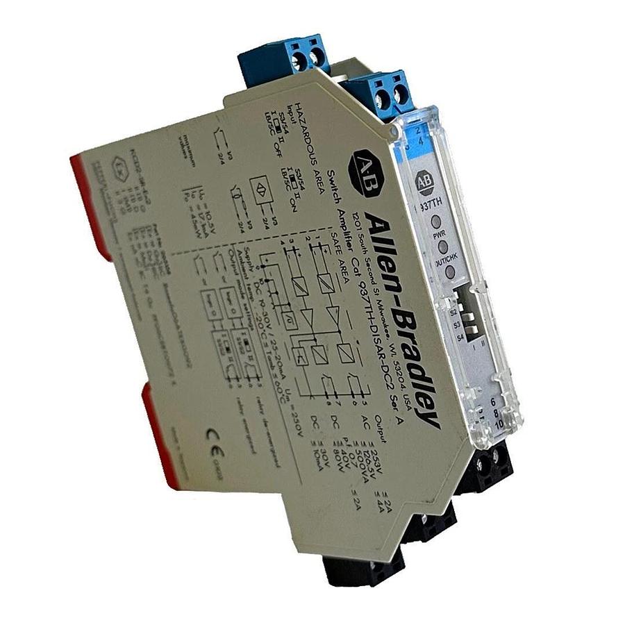 Used ALLEN BRADLEY 937TH-DISAR-DC2 /A INTRINSIC SWITCH AMPLIFIER 24Vdc 2-CHNL