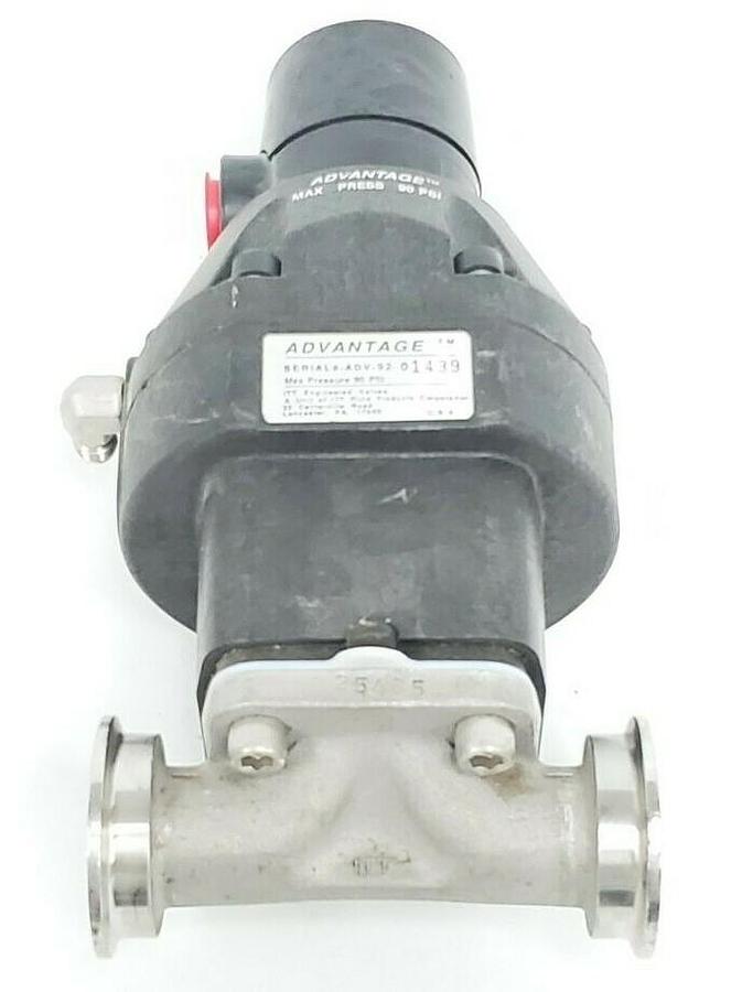 Used ITT ADV-92-01439 ADVANTAGE ACTUATOR 90PSI W/ 1819 1" DIAPHRAGM VALVE 25465 CF3M