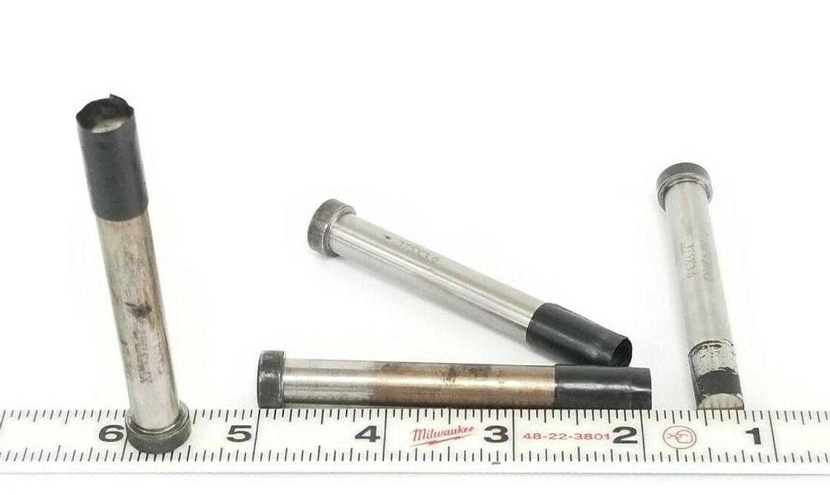 Used LOT OF 4 DANLY XPV37A2 DIE PUNCHES .375x3.0 3'' IN. OAL