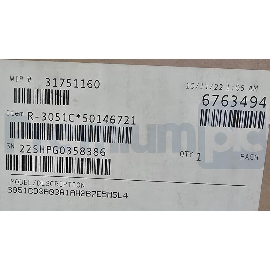 Rosemount 3051 Smart Pressure Transmitter 0-1000inH2O 3051CD3A03A1AH2B7E5M5L4