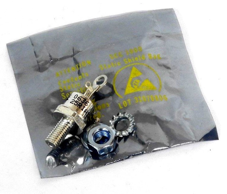Used NEW THYRISTOR 25RIA120 TRANSISTOR CASE 25A CURRENT