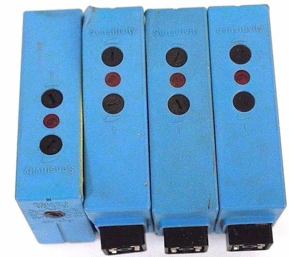 Used LOT OF 4, SICK OPTIC SENSICK P WE27-R630 PHOTOELECTRIC INDICATOR, WE27R630