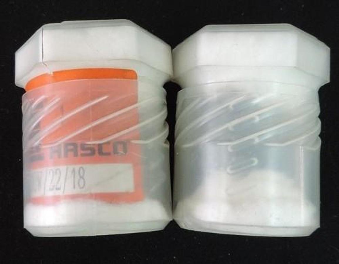 Used LOT OF 2 NEW HASCO Z10W/22/18 BALL GUIDE BUSHING, GUIDE BUSH, Z10W-22-18