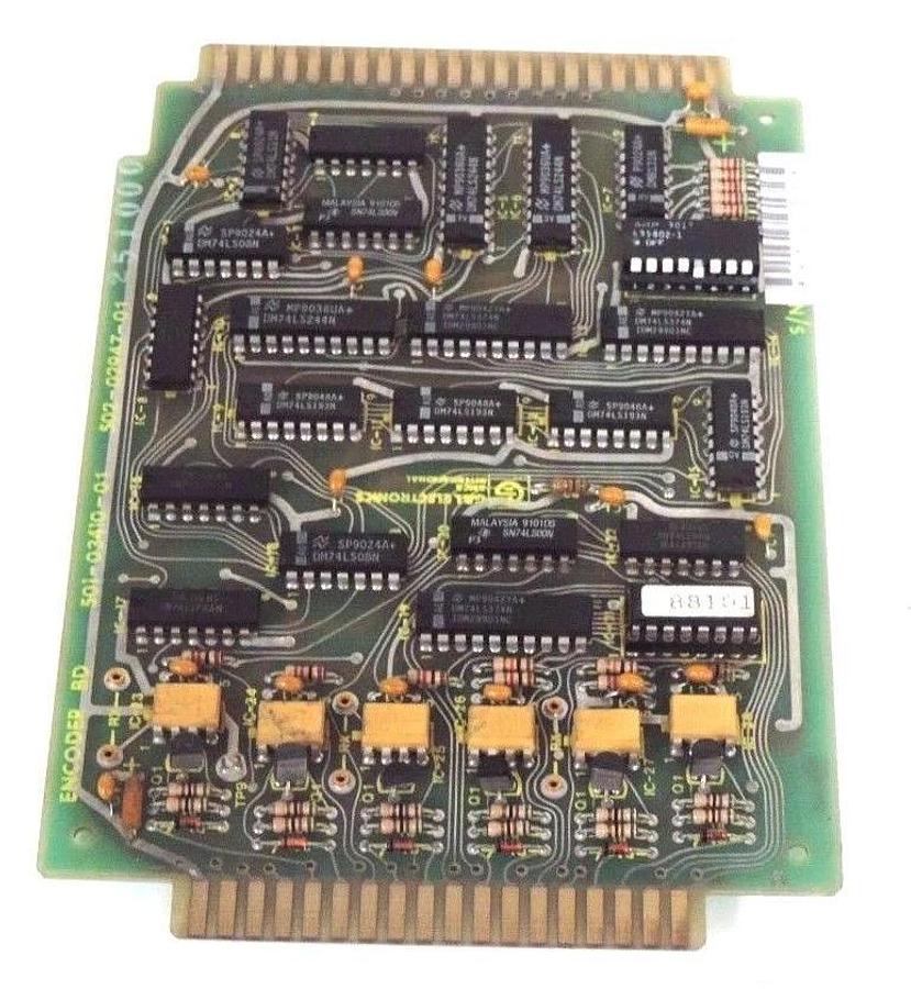 Used GIDDINGS & LEWIS 501-03410-01 ENCODER BOARD 502-02947-01, 5010341001