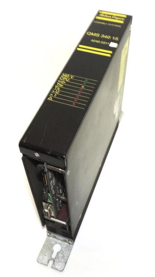 Used ATLAS COPCO 4240-0311-80 SERVO CONTROLLER QMS-340-15, 4240031181-0004, QMS34015