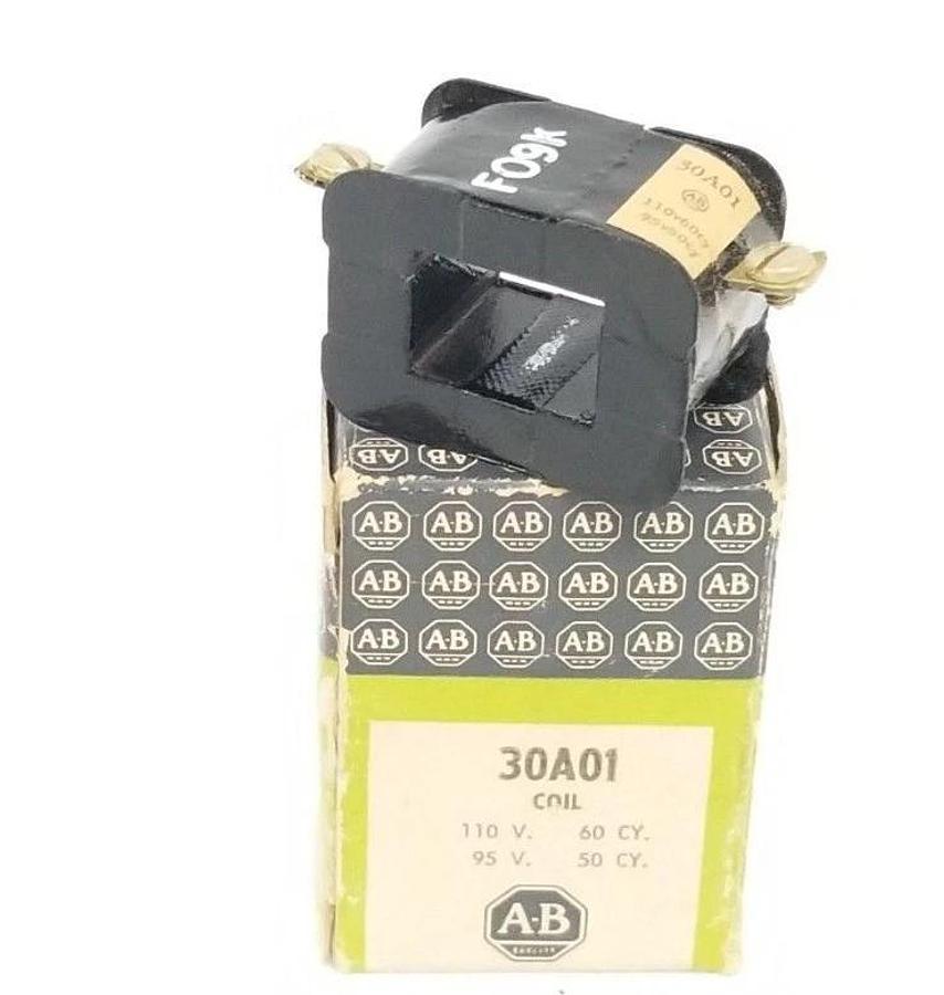 NIB ALLEN BRADLEY 30A01 COIL 110V. 60CY. 95V. 50CY