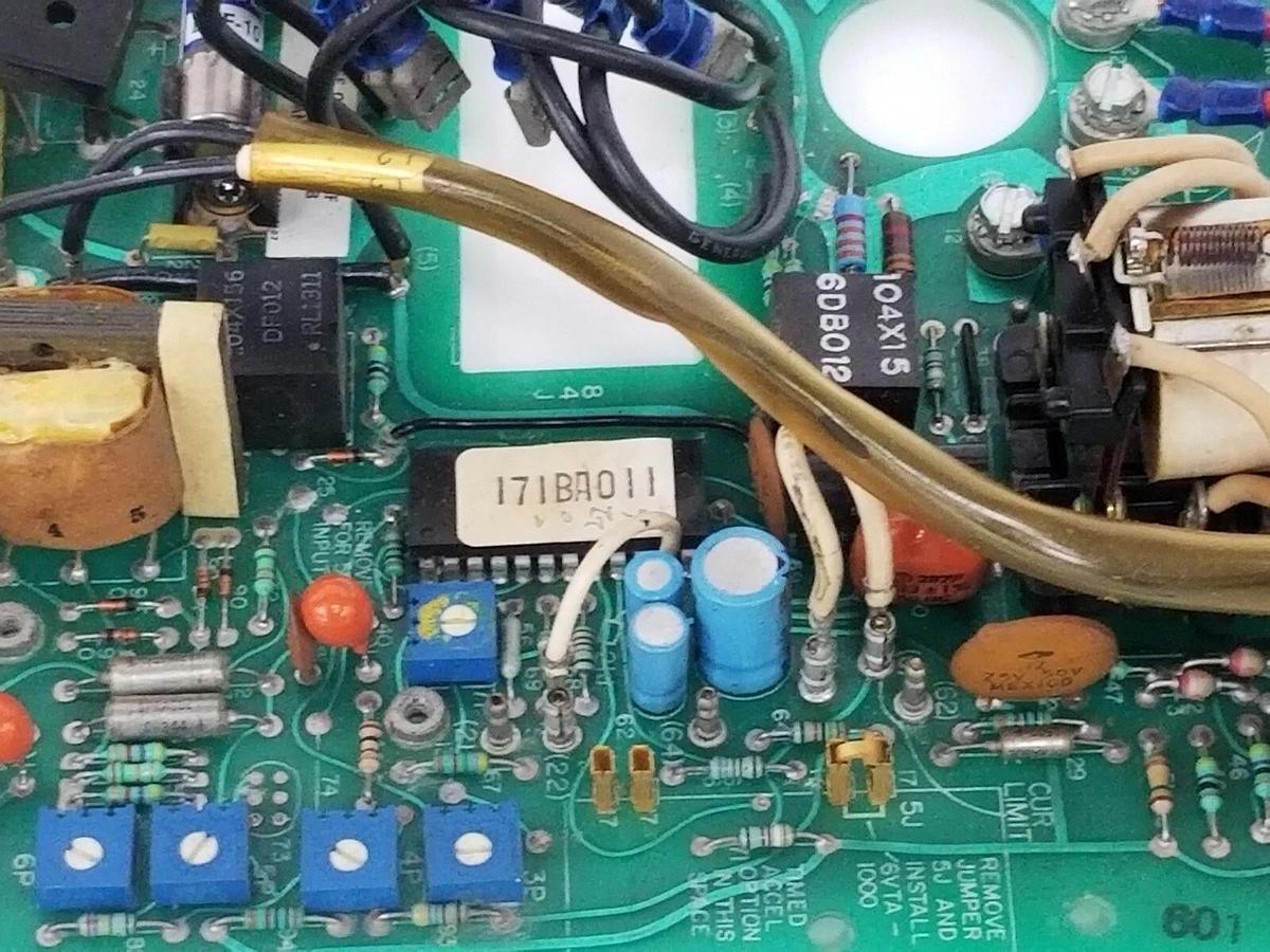 Used GENERAL ELECTRIC 193X643AFG222 STATOTROL II DRIVE CONTROL BOARD 193X643AFG