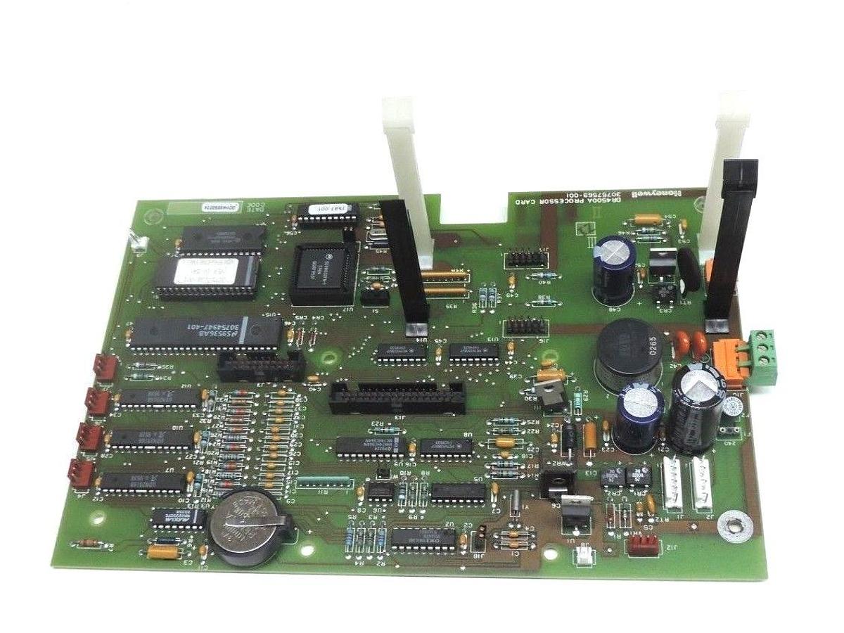 Used HONEYWELL 30757569-001, DR4500A PROCESSOR CARD, 30757238-001 VER. 10 54