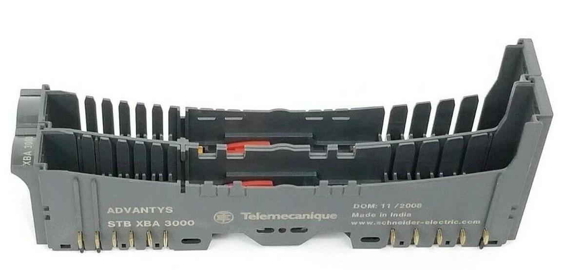 Used TELEMECANIQUE ADVANTYS STB-XBA-3000 MOUNTING BASE XBA-3000