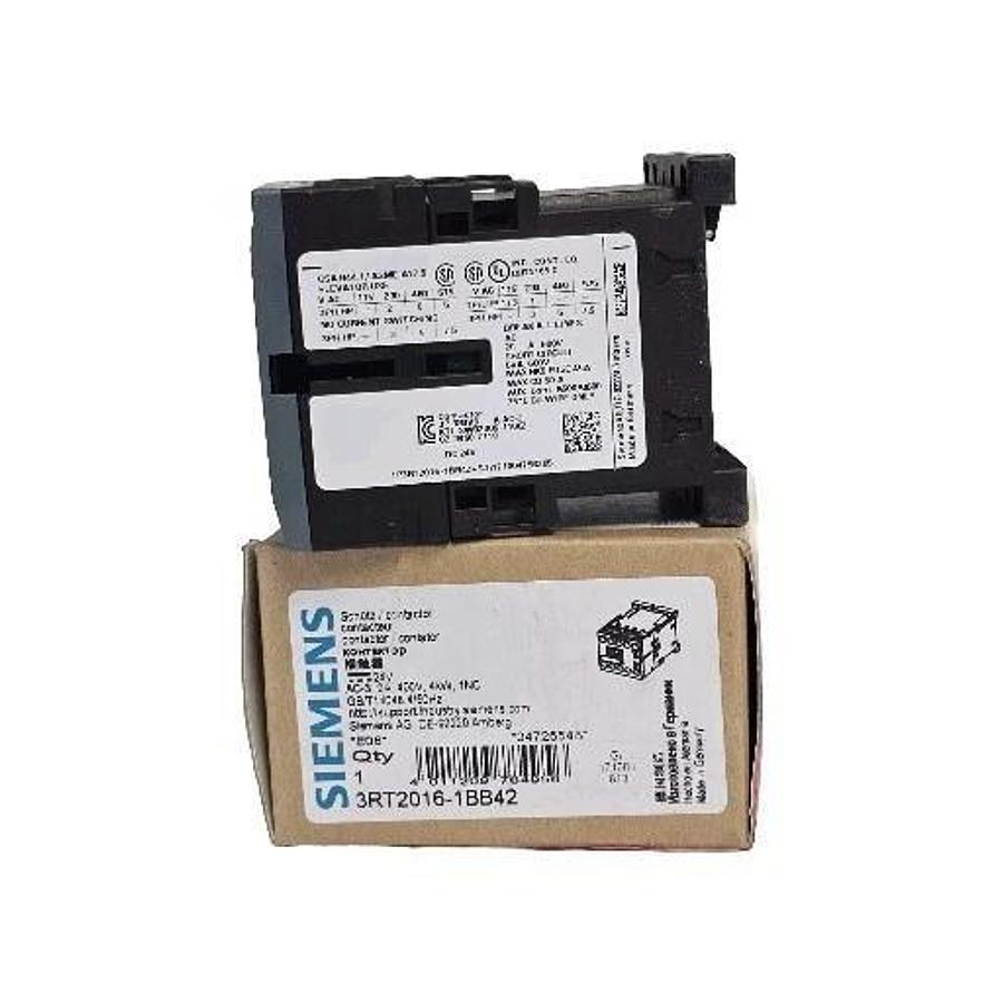 Used NIB SIEMENS 3RT2016-1BB42 CONTACTOR 3RT20161BB42 9AMP 24V