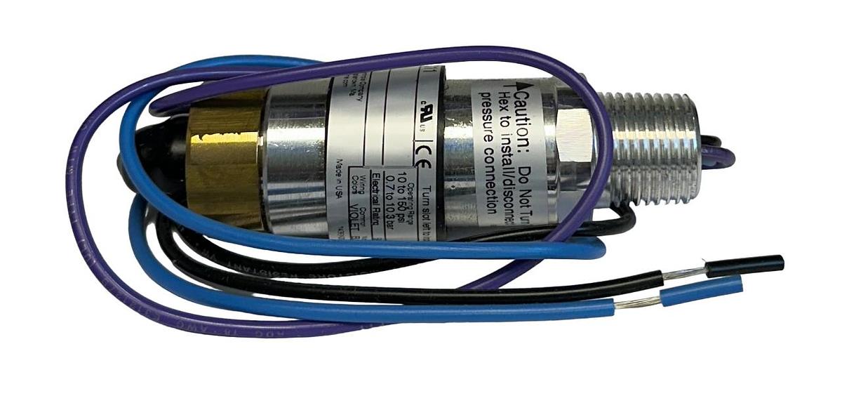 Used UNITED ELECTRIC 10-C11 / 10C11 CYLINDRICAL PRESSURE SWITCH 250VAC 5A NSMP