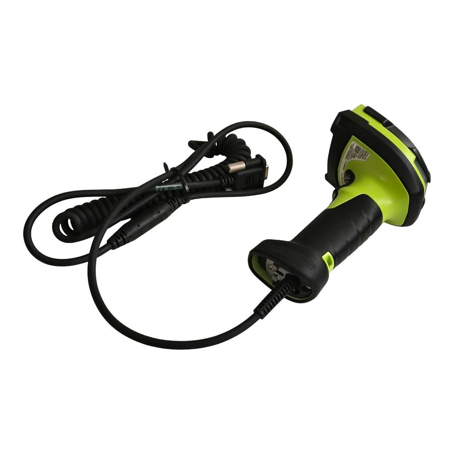 Used ZEBRA DS3608-SR Ultra-Rugged Corded 1D/2D Barcode Scanner W/Coiled RS232 Cable