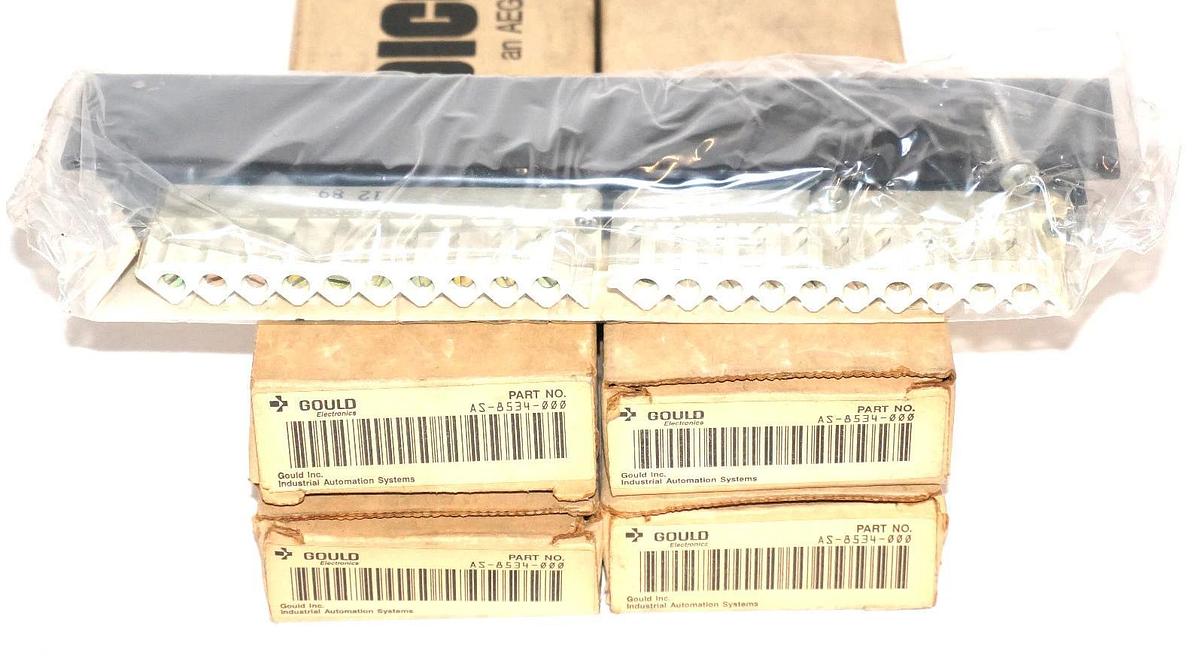 LOT OF 4 NIB MODICON AS-8534-000 800IO LOW DENSITY CONNECTORS PM-0056-001