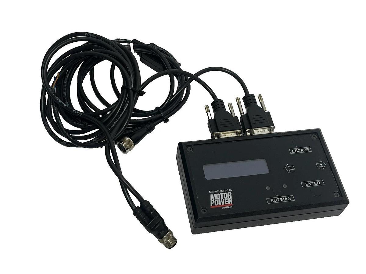 Used Motor Power Company DECAMPC Control Panel HMI LCD Display – Includes 2 Cables