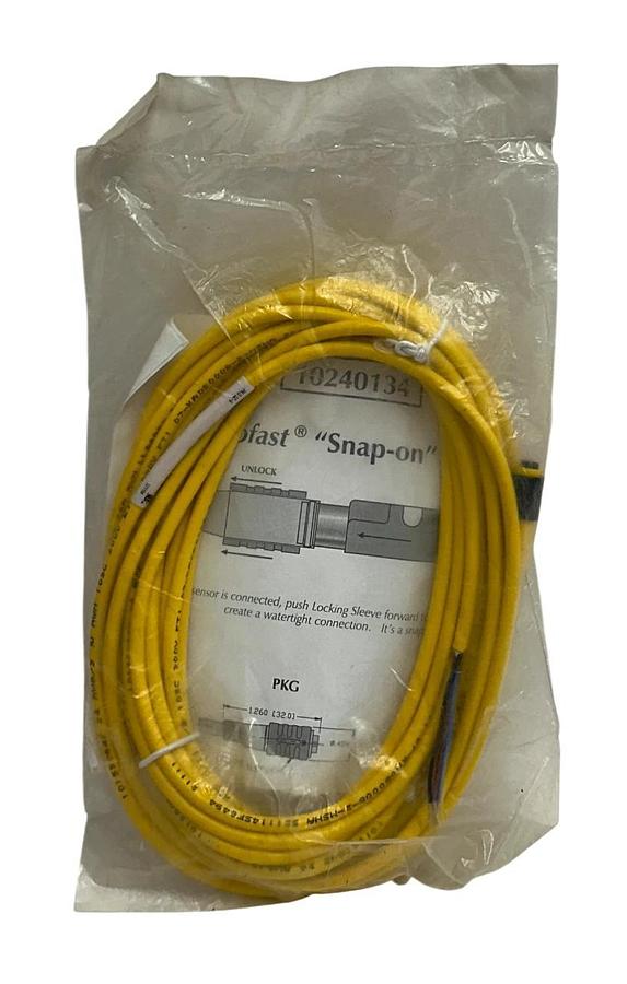 Used 9 TURCK PKG 3Z-6 / U0066-99 PICOFAST SNAP-ON CORDSETS 125V 4A PKG3Z6 NSFS
